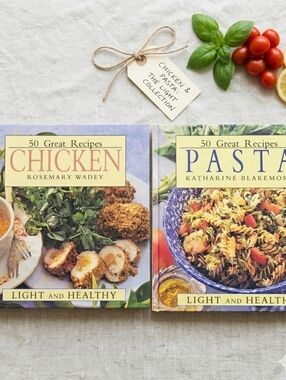 Light and Healthy" Cookbook Bundle (Chicken & Pasta)